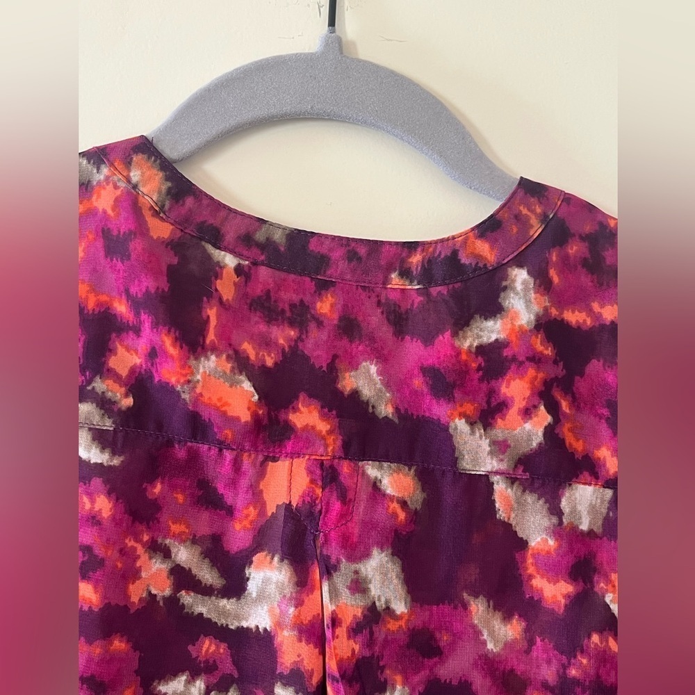 APT. 9 Brand Colorful Polyester Blouse Women’s Size Medium - Picture 12 of 12